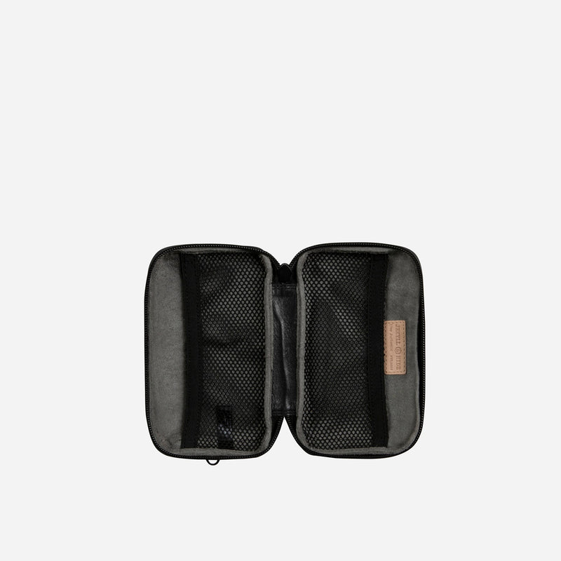 Jekyll & Hide Compact Zip Around Cable Pouch, Black - Love Luggage