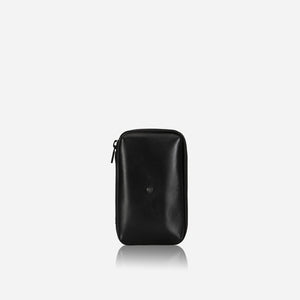 Jekyll & Hide Compact Zip Around Cable Pouch, Black - Love Luggage