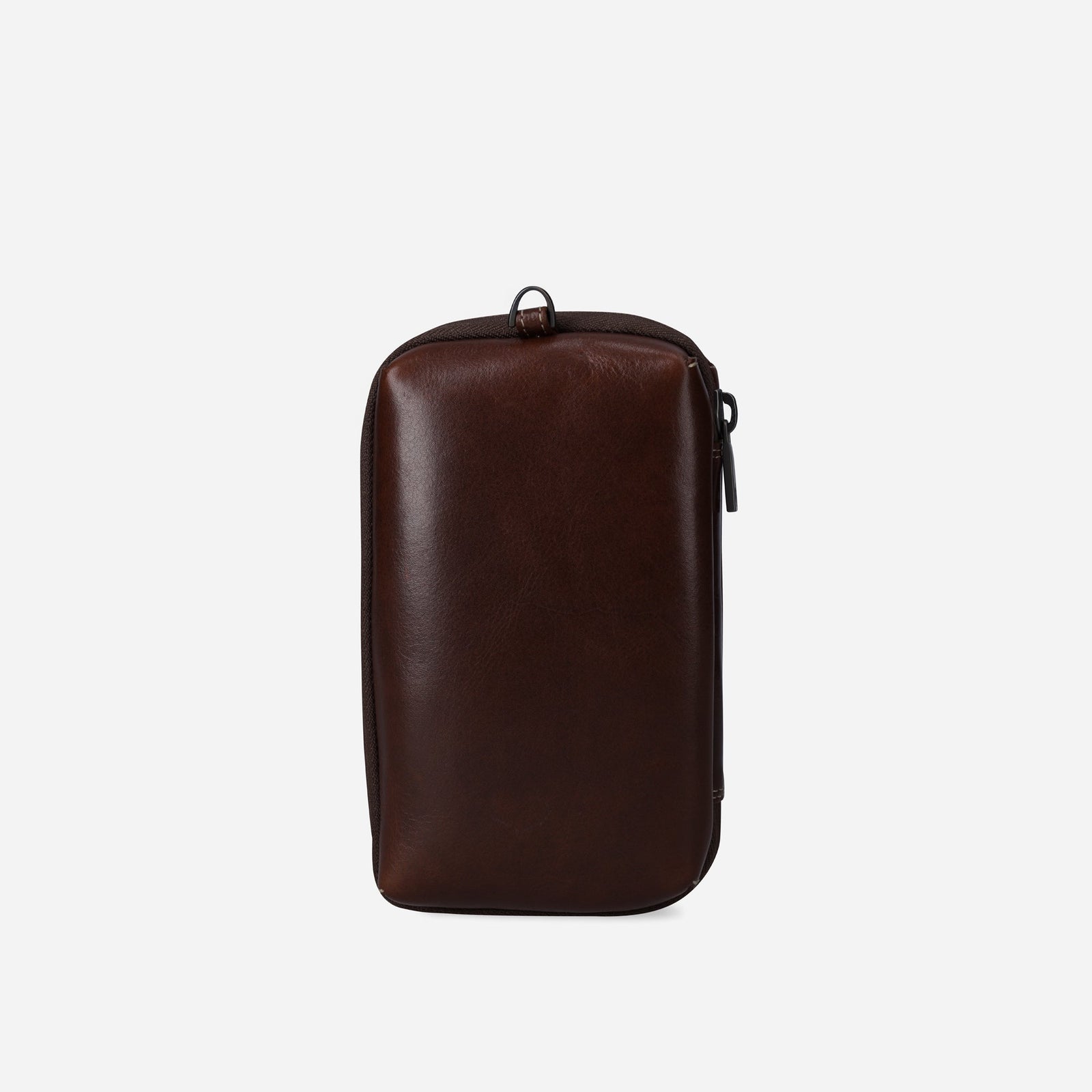 Jekyll & Hide Compact Zip Around Cable Pouch, Mocha - Love Luggage