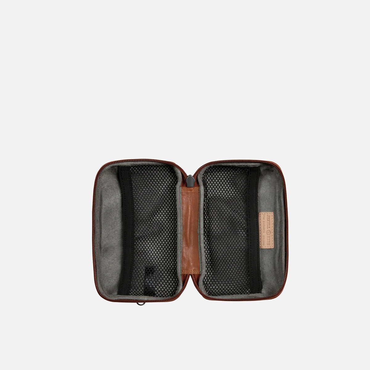 Jekyll & Hide Compact Zip Around Cable Pouch, Tan - Love Luggage