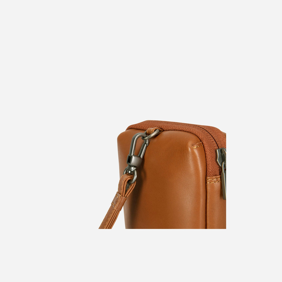 Jekyll & Hide Compact Zip Around Cable Pouch, Tan - Love Luggage