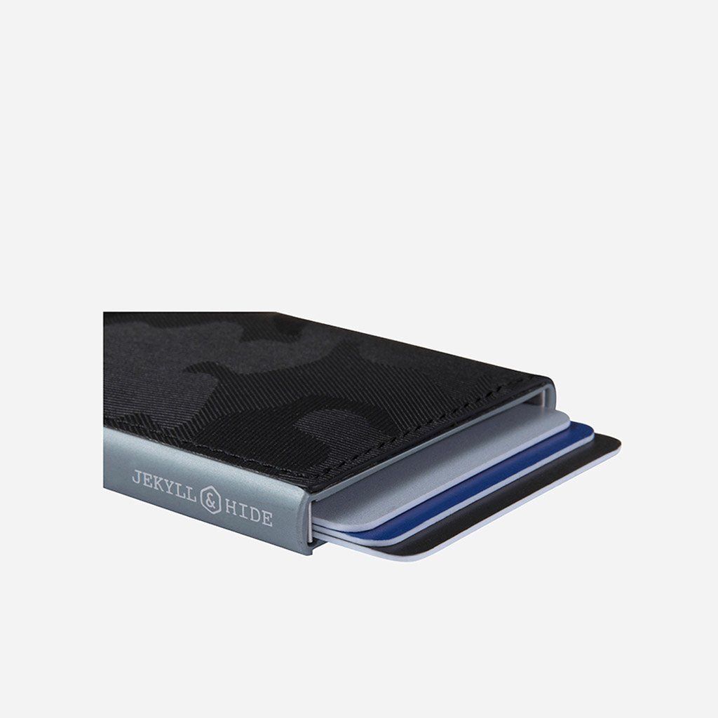 Jekyll & Hide Havana Aluminium Card Slide Wallet, Camo - Love Luggage