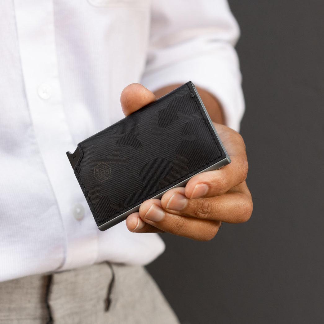 Jekyll & Hide Havana Aluminium Card Slide Wallet, Camo - Love Luggage