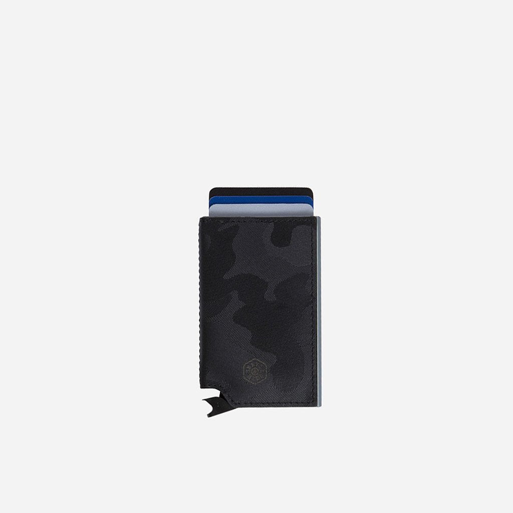 Jekyll & Hide Havana Aluminium Card Slide Wallet, Camo - Love Luggage