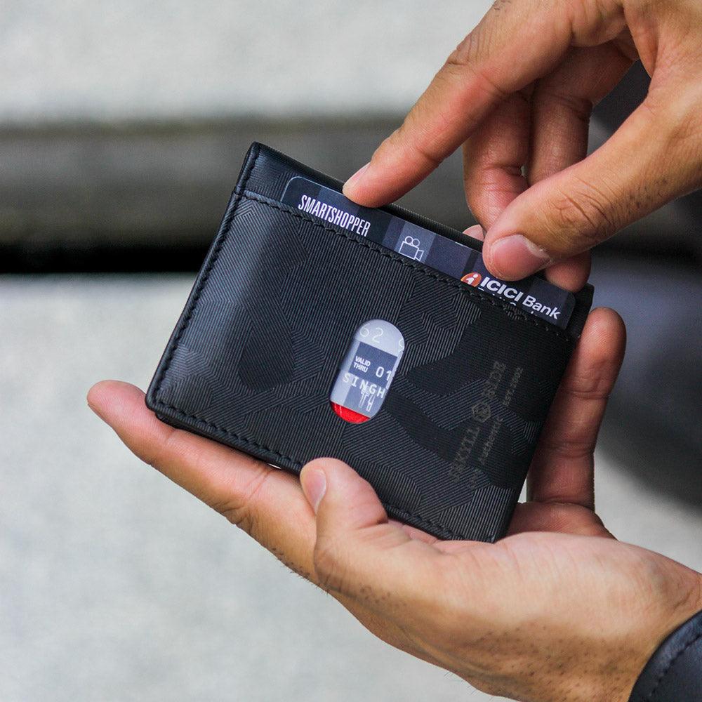 Jekyll & Hide Havana Slim Bifold Card Holder, Camo - Love Luggage