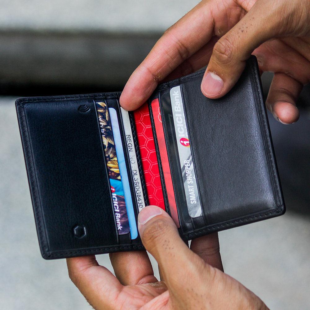 Jekyll & Hide Havana Slim Bifold Card Holder, Camo - Love Luggage