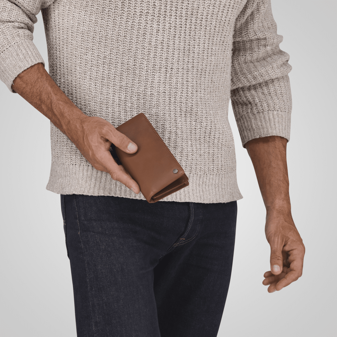 Jekyll & Hide Large Travel and Mobile Wallet, Tan - Love Luggage