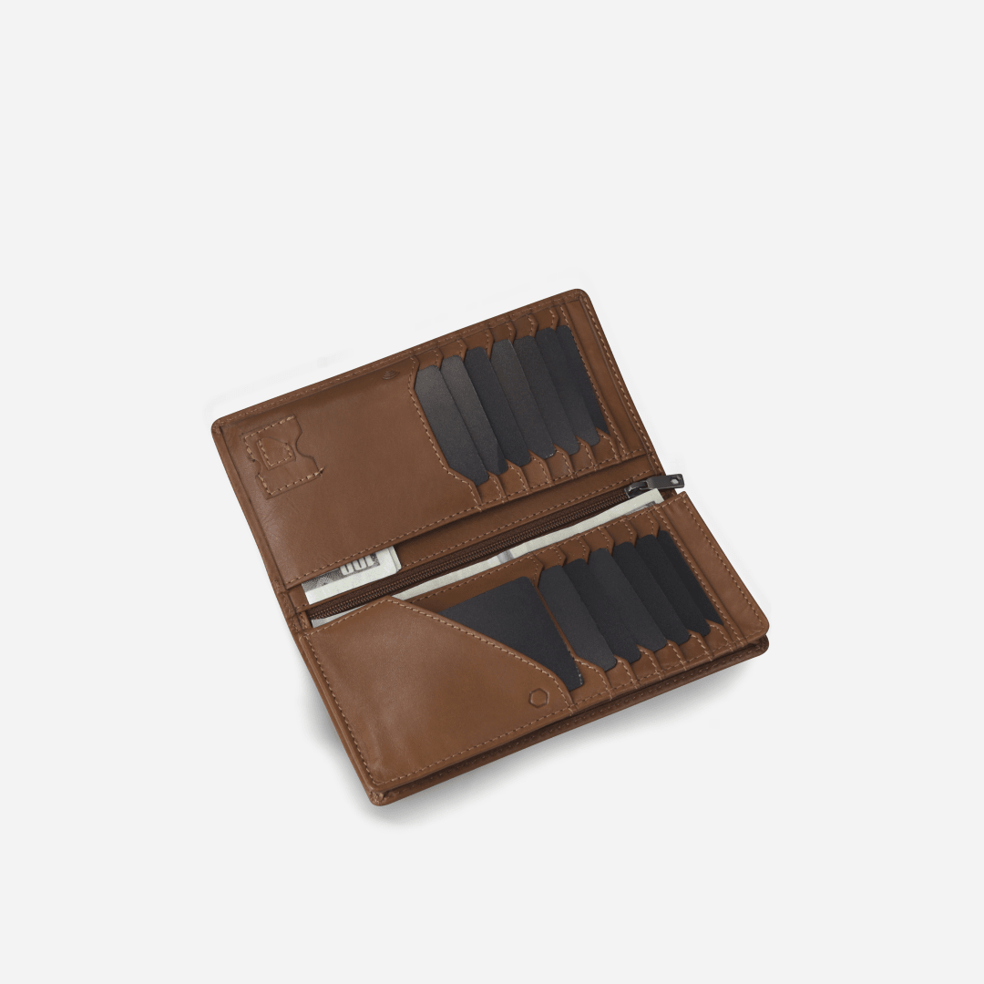 Jekyll & Hide Large Travel and Mobile Wallet, Tan - Love Luggage