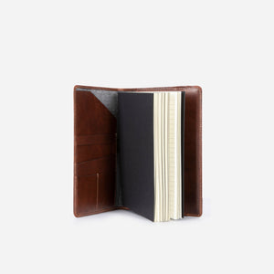 Jekyll & Hide Leather A5 Notebook Cover, Mocha - Love Luggage