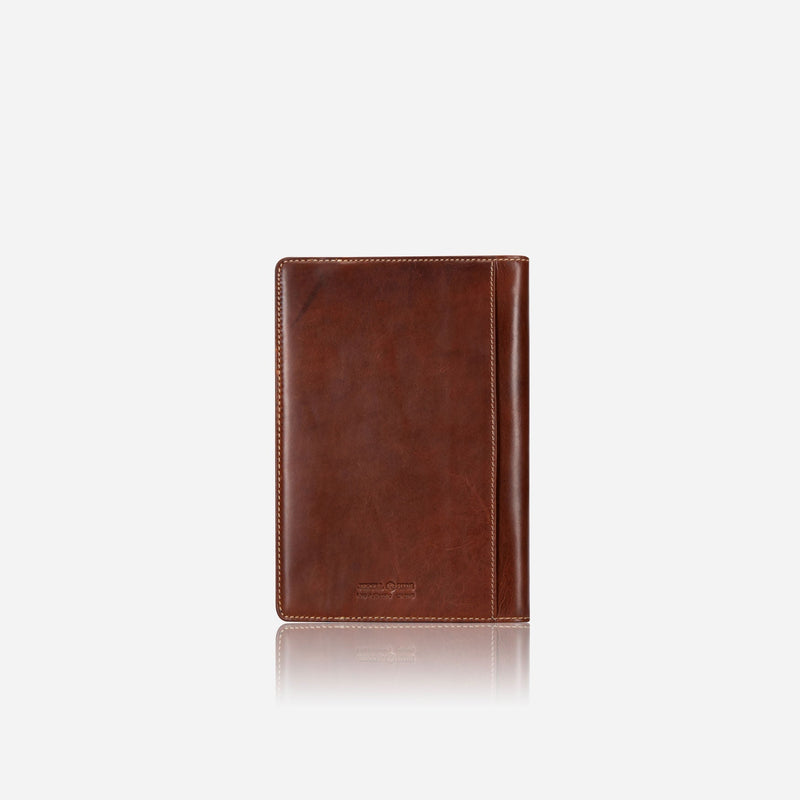 Jekyll & Hide Leather A5 Notebook Cover, Mocha - Love Luggage