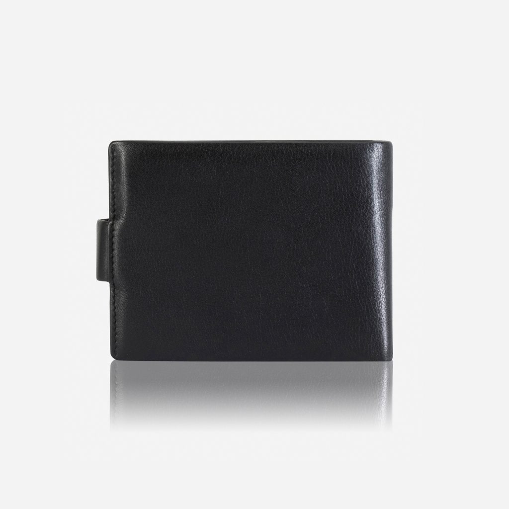 Jekyll & Hide Monaco Billfold Wallet With Coin And ID Window, Black - Love Luggage