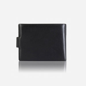 Jekyll & Hide Monaco Billfold Wallet With Coin And ID Window, Black - Love Luggage