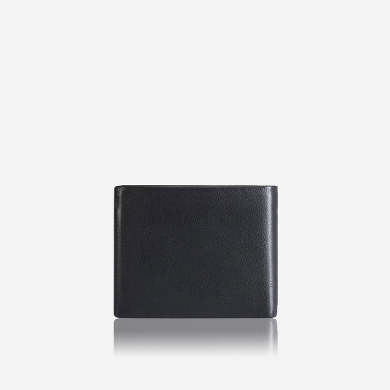 Jekyll & Hide Monaco Large Bifold Wallet With Coin, Black - Love Luggage