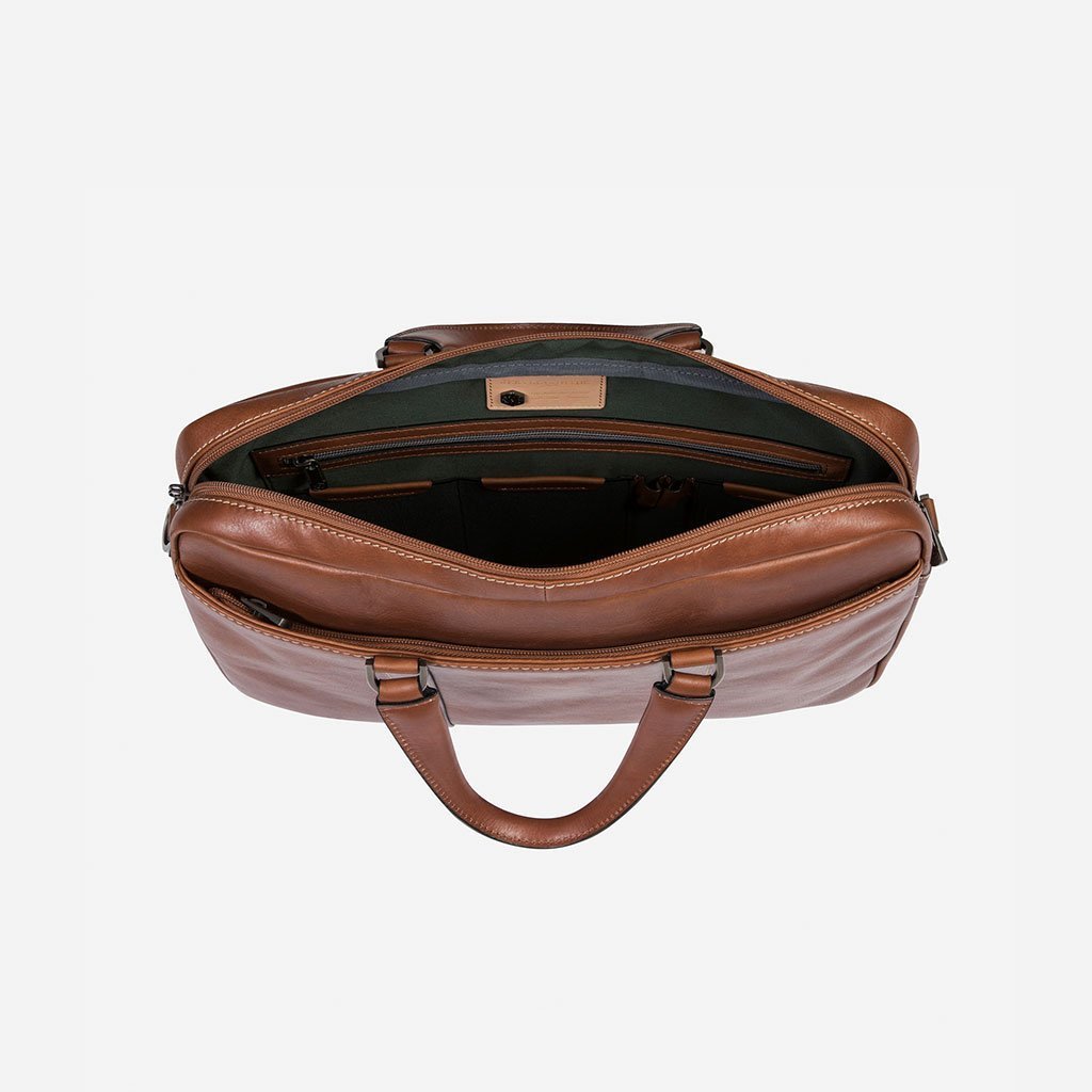 Jekyll & Hide Montana Slim Laptop Briefcase, Colt - Love Luggage