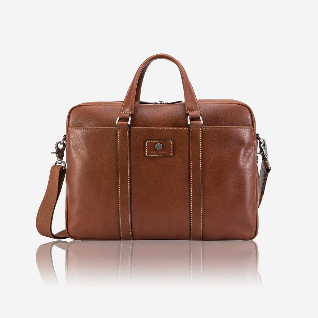 Jekyll & Hide Montana Slim Laptop Briefcase, Colt - Love Luggage