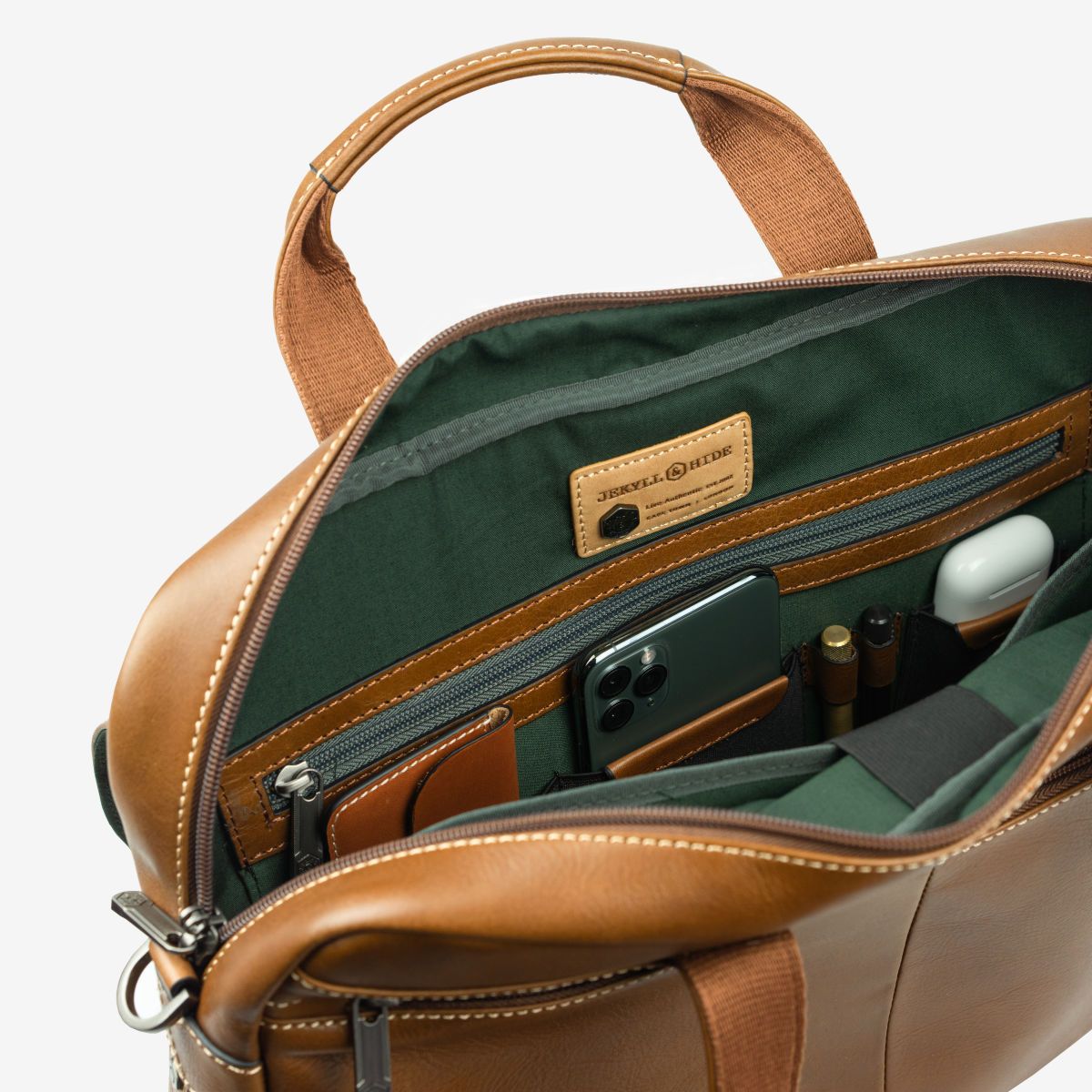 Jekyll & Hide Montana Slim Laptop Briefcase, Colt - Love Luggage