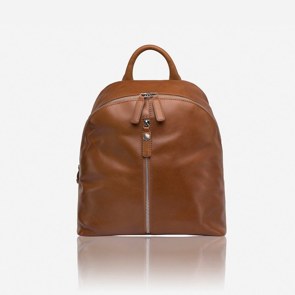 Jekyll & Hide Osaka Casual Ladies Zip - Top Backpack 35cm, Tan - Love Luggage