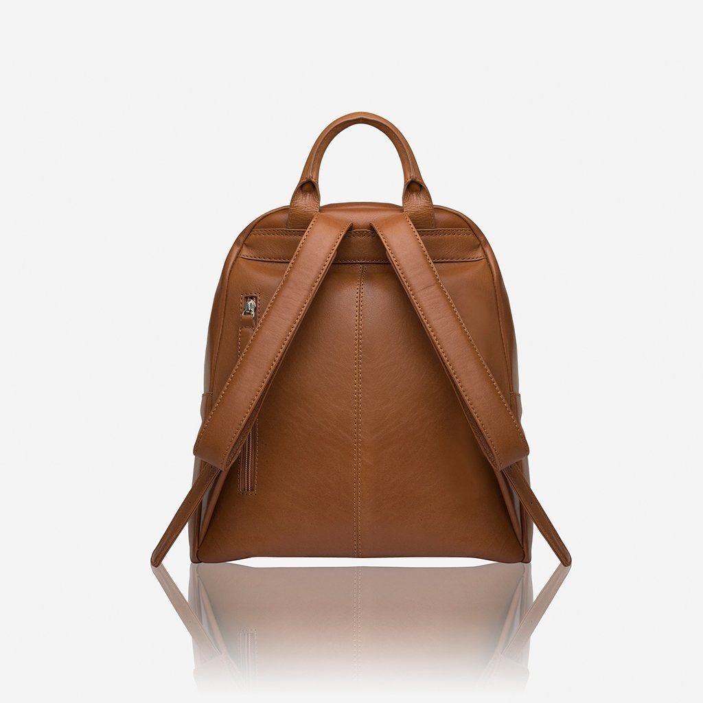 Jekyll & Hide Osaka Casual Ladies Zip - Top Backpack 35cm, Tan - Love Luggage