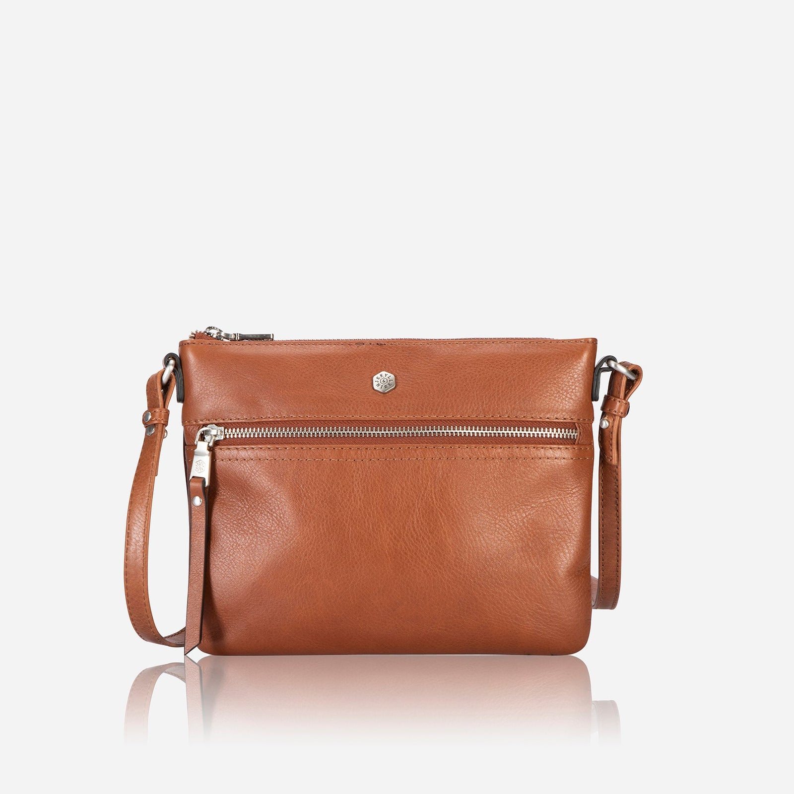 Jekyll & Hide Osaka Ladies Crossbody, Tan - Love Luggage