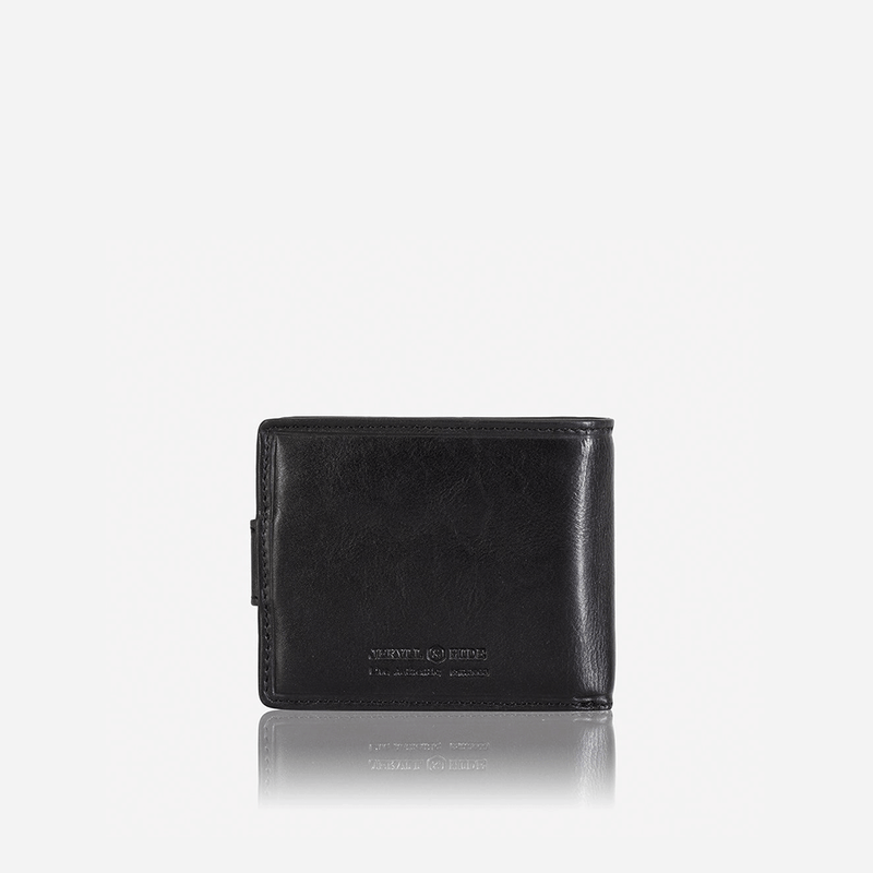Jekyll & Hide Oxford Billfold Wallet With Coin And ID Window, Black - Love Luggage