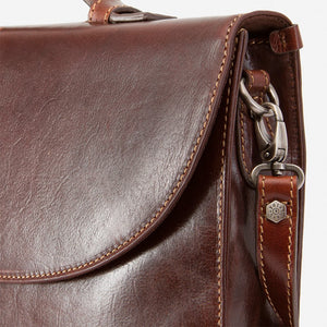 Jekyll & Hide Oxford Extra Slim Business Briefcase, Tobacco - Love Luggage