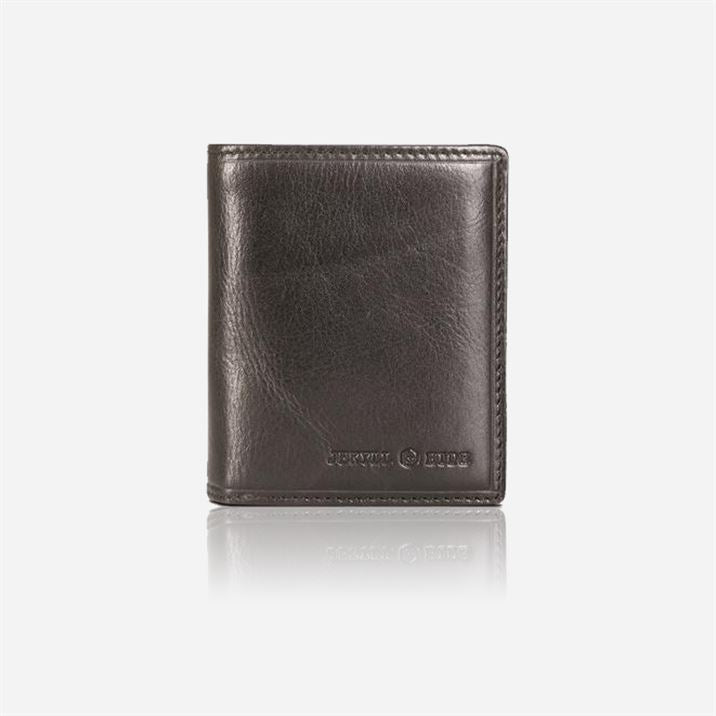 Jekyll & Hide Oxford Large Billfold Wallet With ID Window, Black - Love Luggage