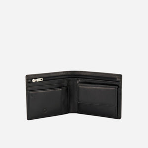 Jekyll & Hide Oxford Medium Billfold Wallet With Coin, Black - Love Luggage