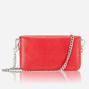 Jekyll & Hide Paris Chain Purse Ladies Handbag, Cherry - Love Luggage
