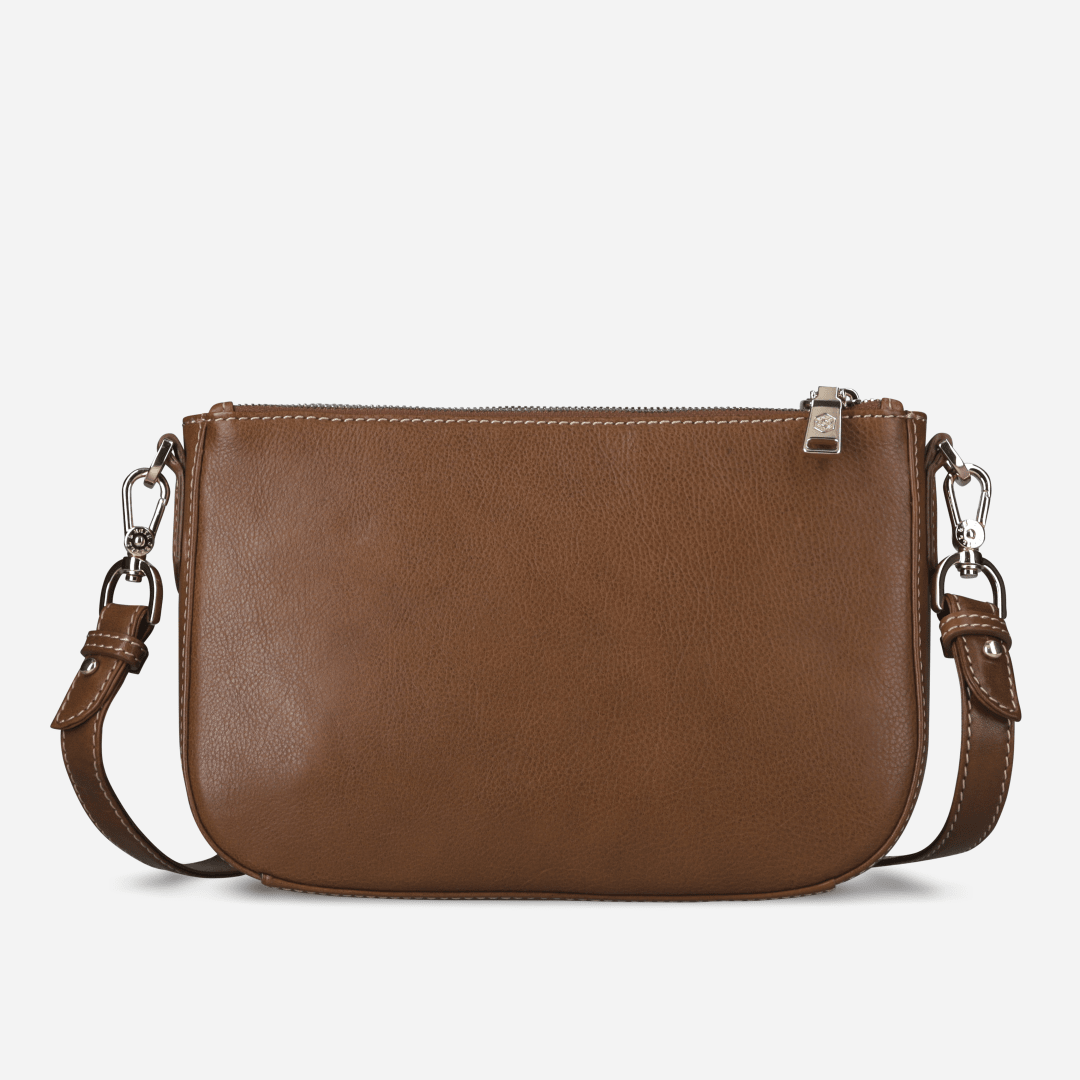 Jekyll & Hide Paris Crossbody 3 - Compartment, Tan - Love Luggage
