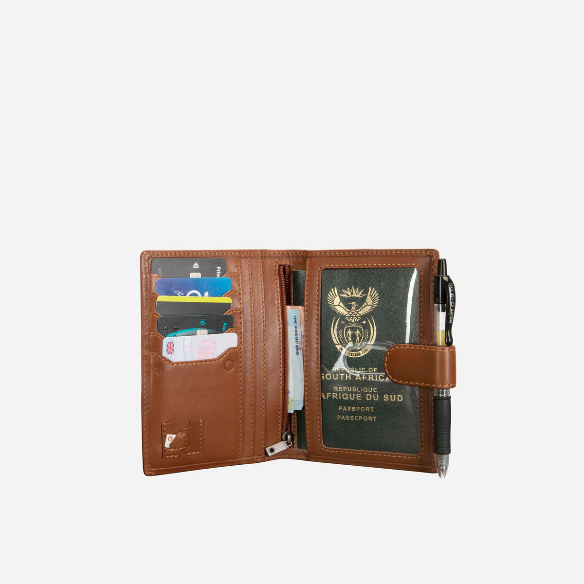 Jekyll & Hide Passport Wallet and Organiser, Tan - Love Luggage