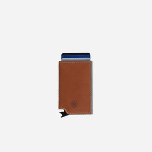 Jekyll & Hide Roma Aluminium Card Slide Wallet, Tan - Love Luggage