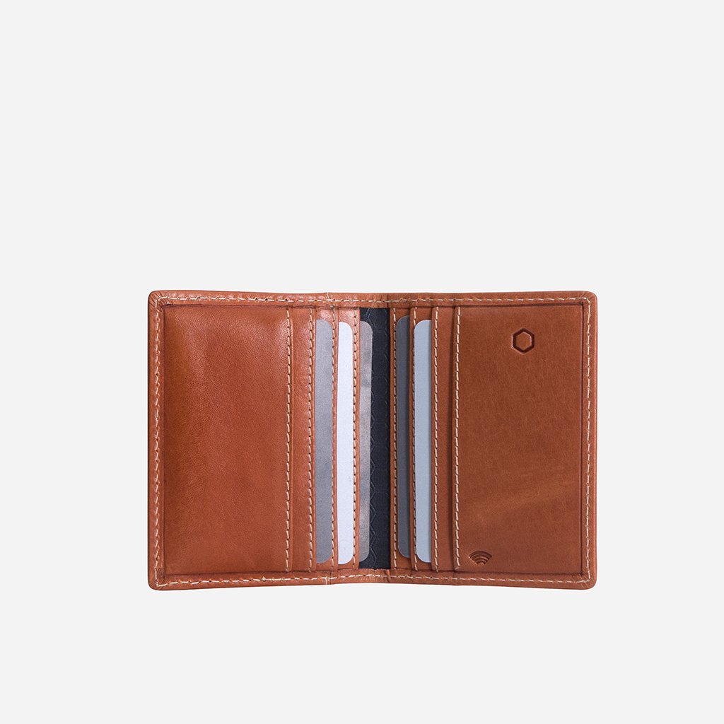 Jekyll & Hide Roma Slim Bifold Card Holder, Tan - Love Luggage