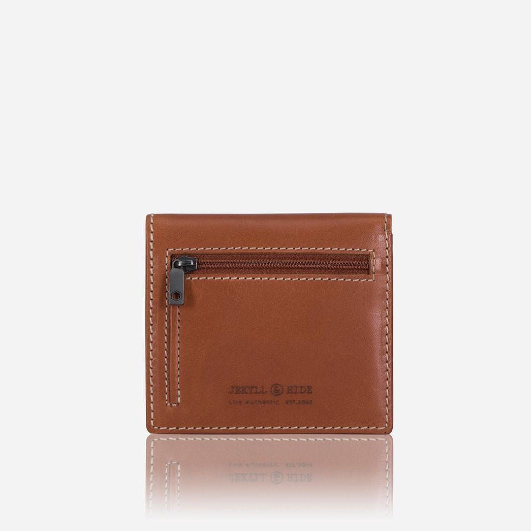 Jekyll & Hide Roma Slim Bifold Wallet Leather, Tan - Love Luggage