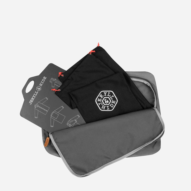 Jekyll & Hide Shirt and Laundry Travel Bag, Grey - Love Luggage