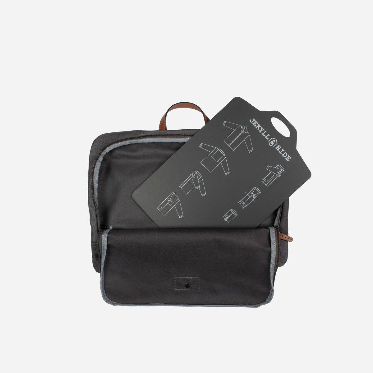 Jekyll & Hide Shirt and Laundry Travel Bag, Grey - Love Luggage