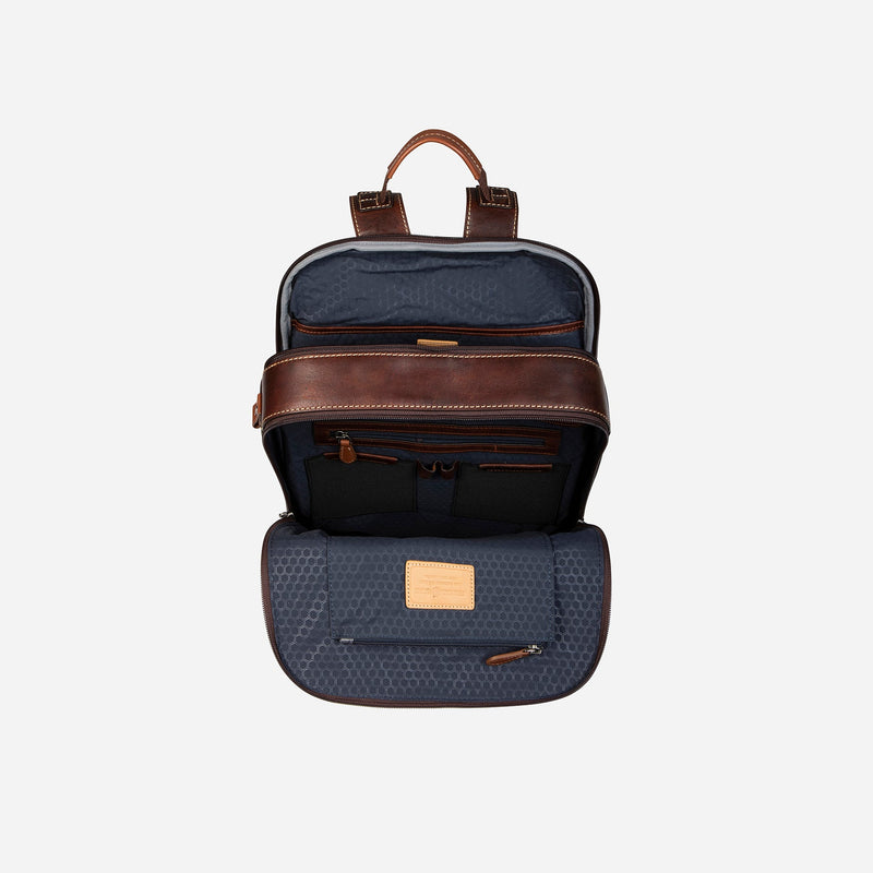 Jekyll & Hide Soho Double Compartment Backpack 41cm, Two Tone - Love Luggage