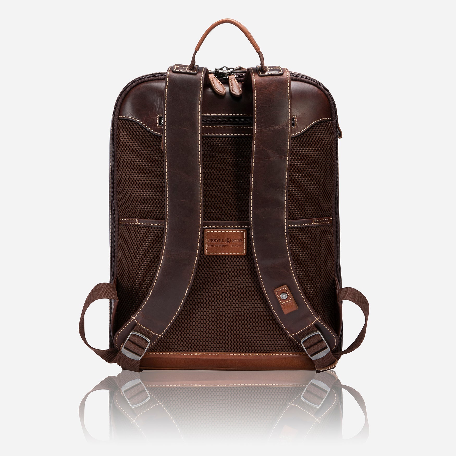 Jekyll & Hide Soho Double Compartment Backpack 41cm, Two Tone - Love Luggage