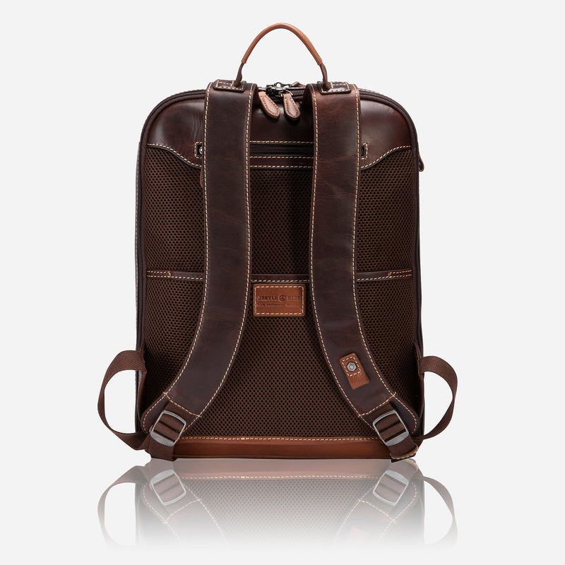 Jekyll & Hide Soho Double Compartment Backpack 41cm, Two Tone - Love Luggage