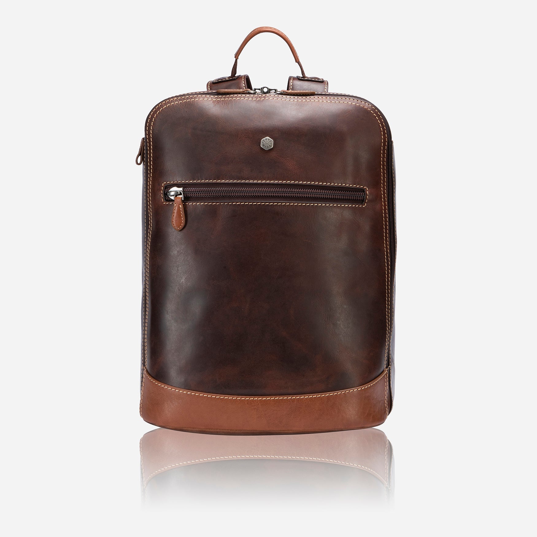 Jekyll & Hide Soho Double Compartment Backpack 41cm, Two Tone - Love Luggage