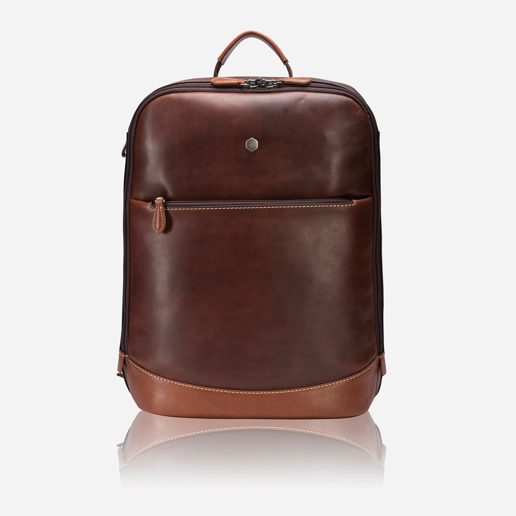 Jekyll & Hide Soho Single Compartment Backpack 41cm, Two Tone - Love Luggage