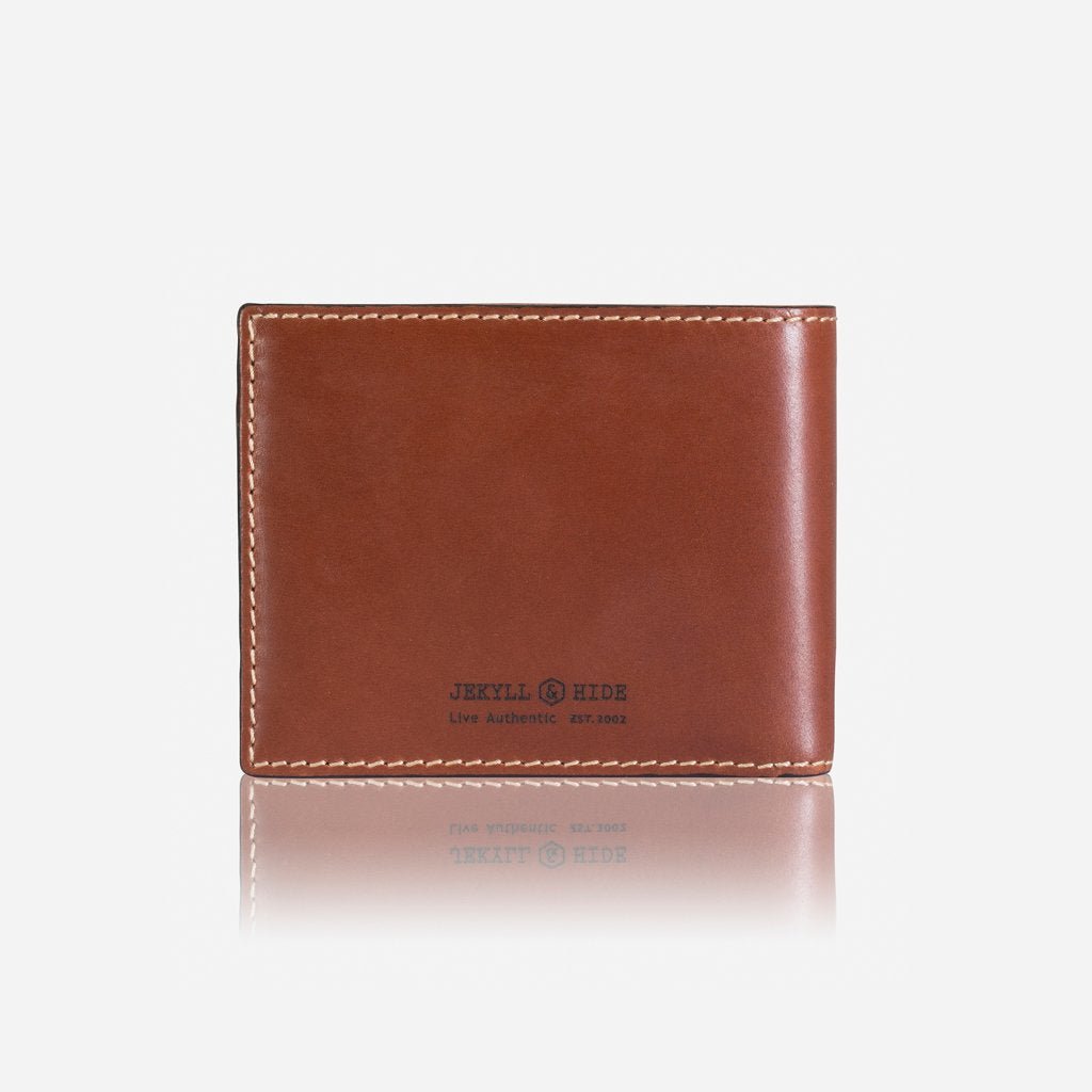 Jekyll & Hide Texas Large Billfold Wallet With Coin, Clay - Love Luggage