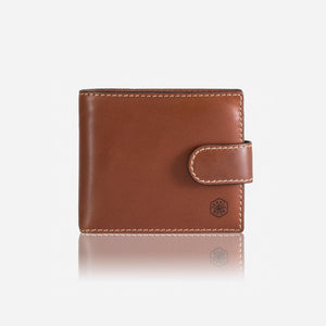 Jekyll & Hide Texas Large Billfold Wallet With Coin Pouch, Clay - Love Luggage
