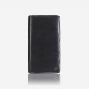 Jekyll & Hide Texas Large Zip - Around Travel And Passport Organiser, Black - Love Luggage