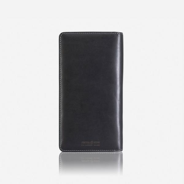 Jekyll & Hide Texas Large Zip - Around Travel And Passport Organiser, Black - Love Luggage