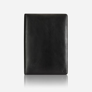 Jekyll & Hide Zip Around A4 Folder, Black - Love Luggage