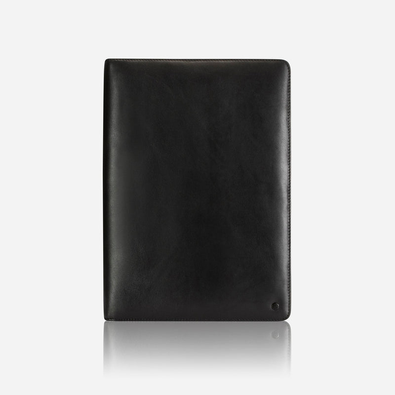 Jekyll & Hide Zip Around A4 Folder, Black - Love Luggage