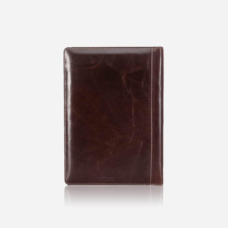 Jekyll & Hide Zip Around A4 Folder, Mocha - Love Luggage