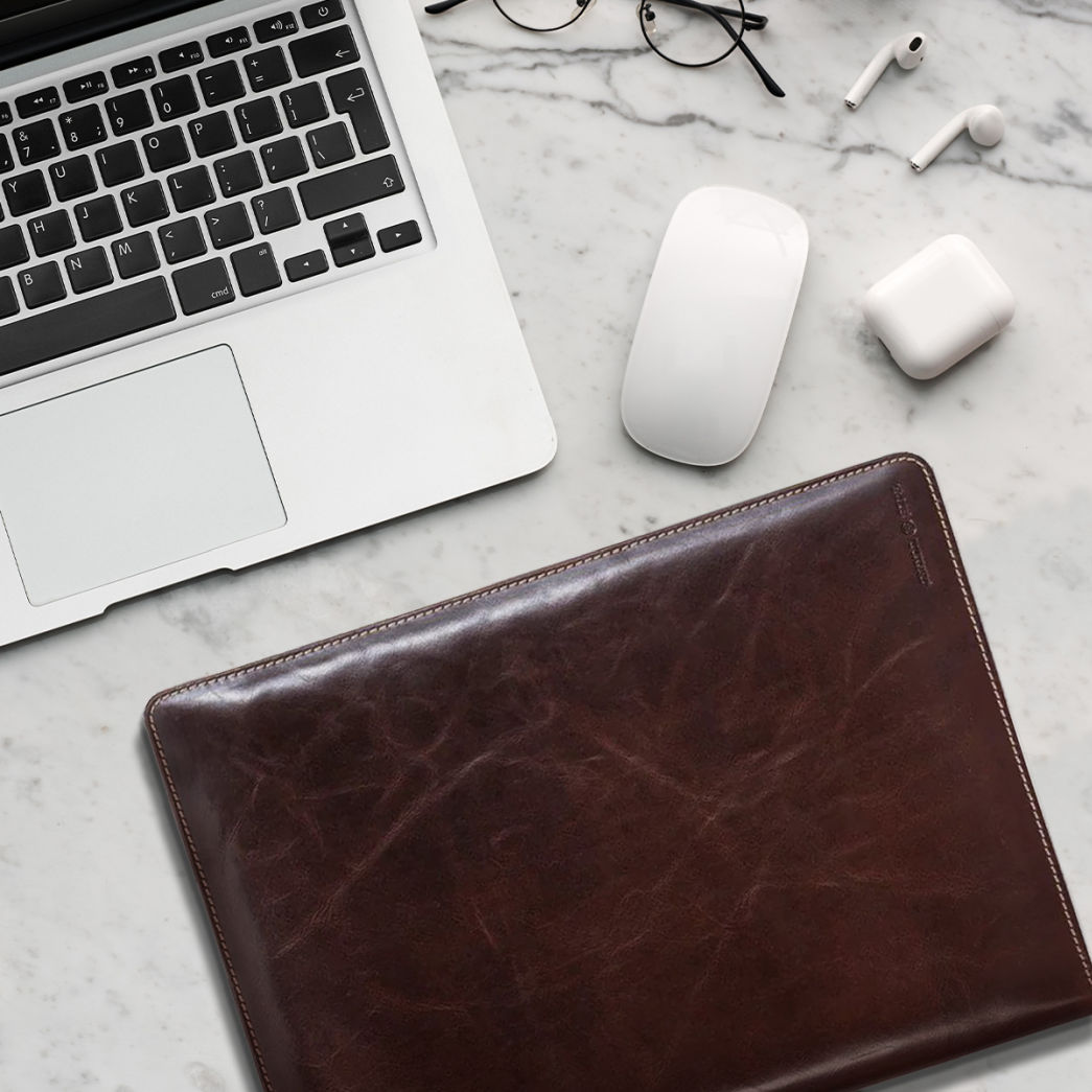 Jekyll & Hide Zip Around A4 Folder, Mocha - Love Luggage