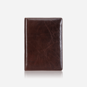 Jekyll & Hide Zip Around A4 Folder, Mocha - Love Luggage