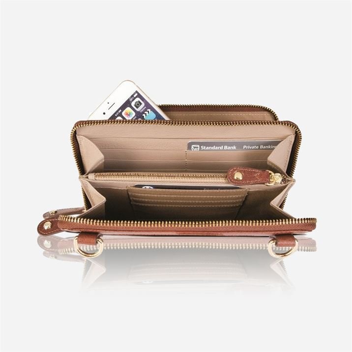 Jekyll & Hide Zulu Ladies Travel Purse, Tan - Love Luggage